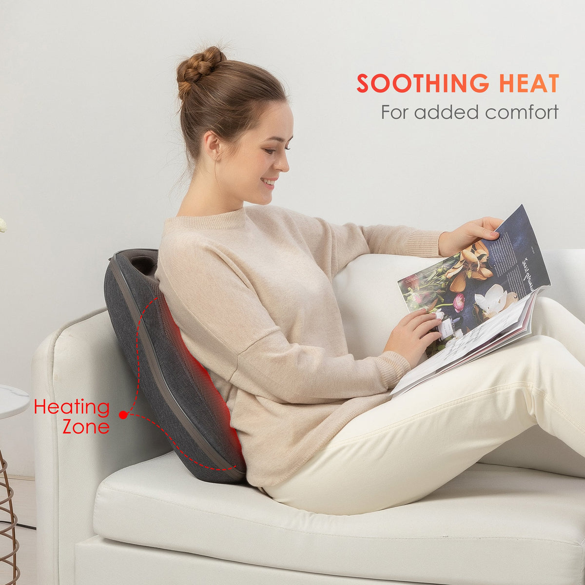 Certified Refurbished - Comfier Cordless Back Massager with Heat - Rec