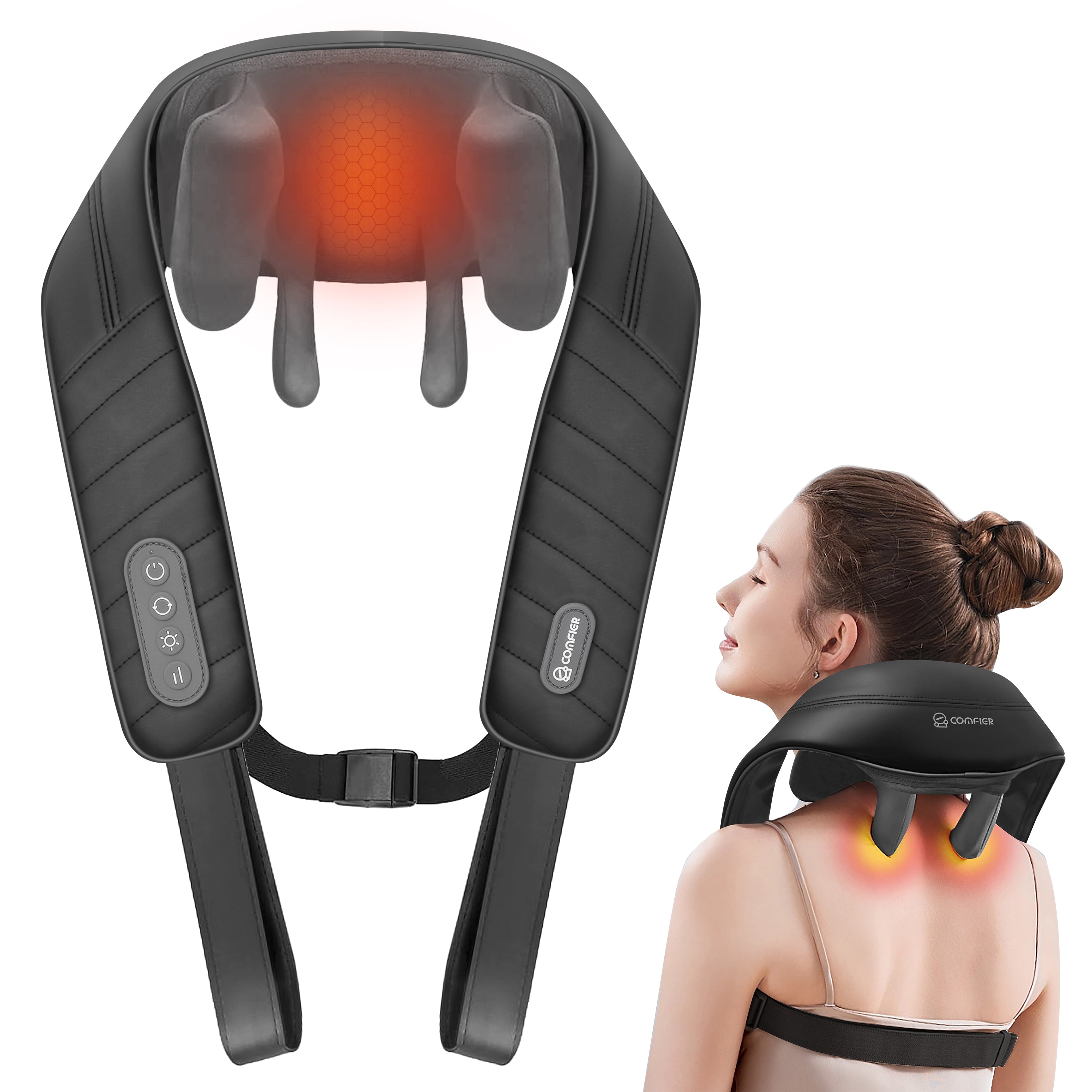 Neck Massager for Neck Pain Relief, 4D Deep Kneading Massagers with 6  Massage Nodes, Cordless Shiats…See more Neck Massager for Neck Pain Relief,  4D