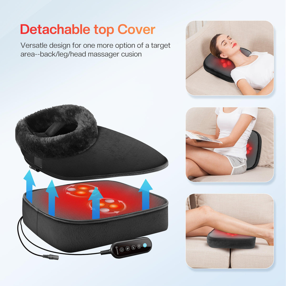 COMFIER Shiatsu Feet Massager Machine With Heat -5202N – Comfier