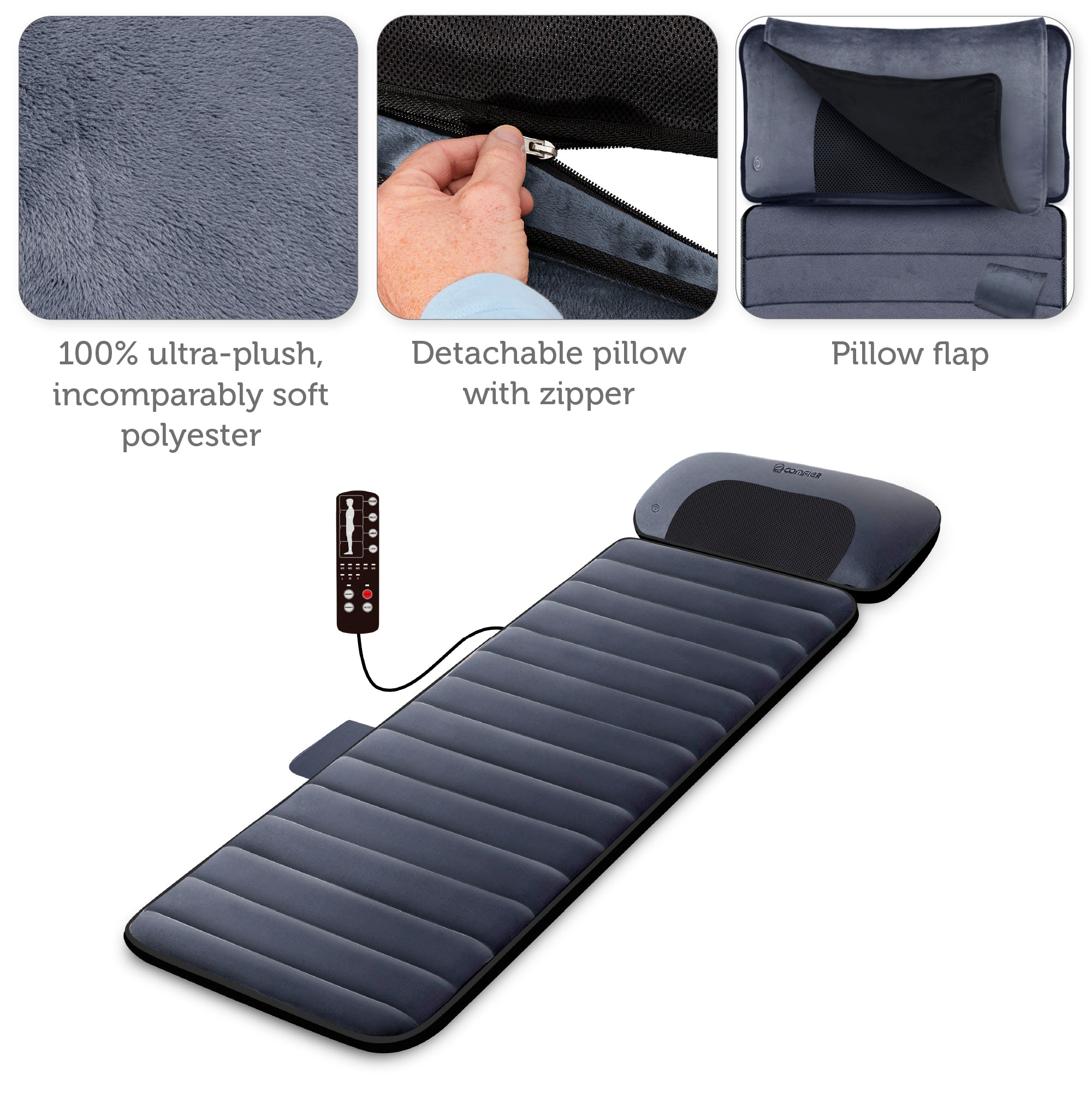 Foldable Heated Massage Pads - Full Body Massage Mats