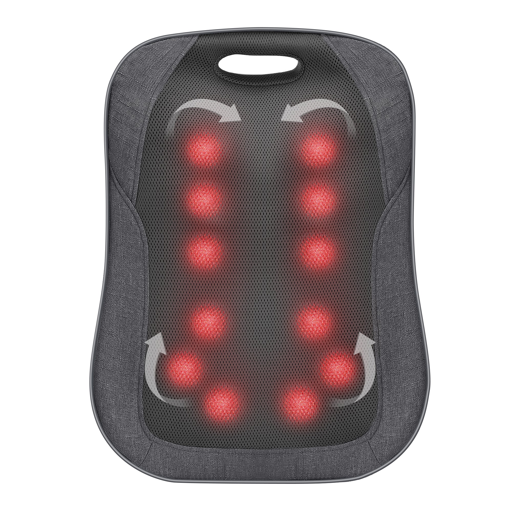 comrelax Back Massage Chair Pad, Deep Tissue Vibration Seat Massage  Cushion, 2 Levels Cooling or Hea…See more comrelax Back Massage Chair Pad,  Deep