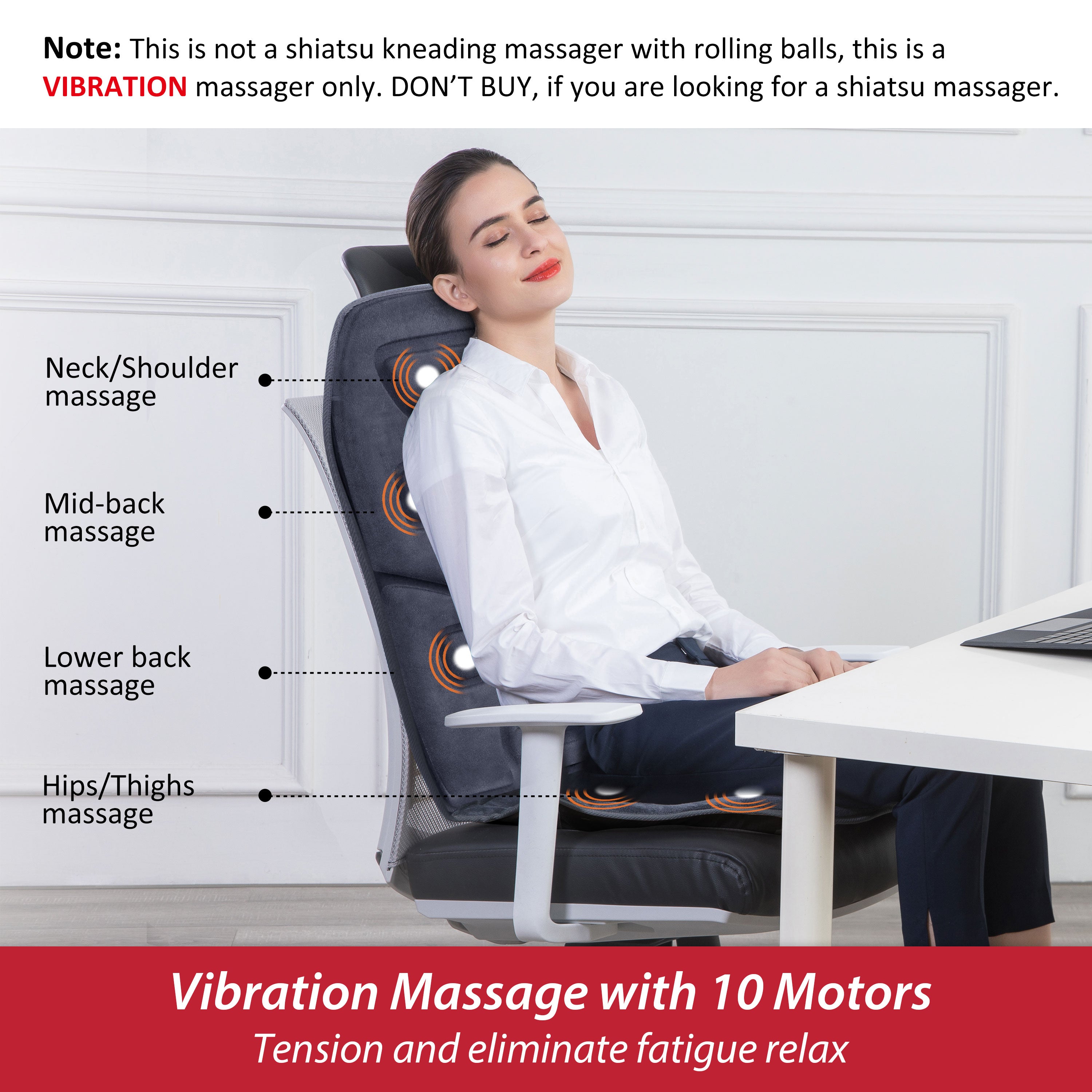 Differences between shiatsu and vibration massage chair