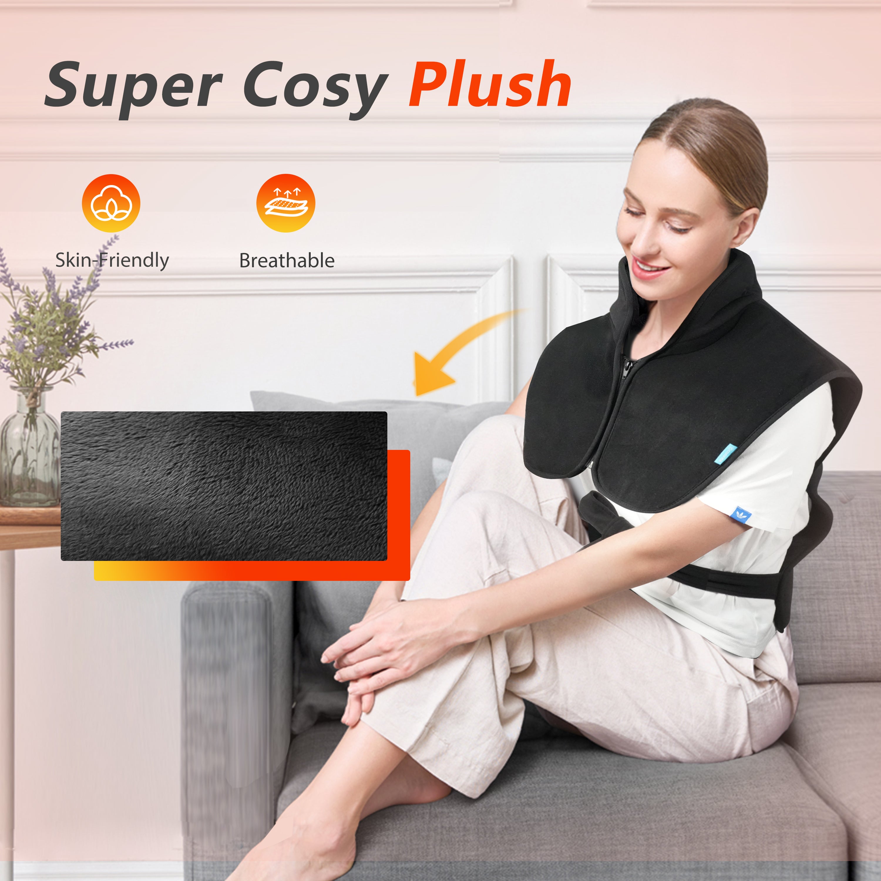 Cozy Neck Pillow Massager - For Neck & Shoulder Discomfort